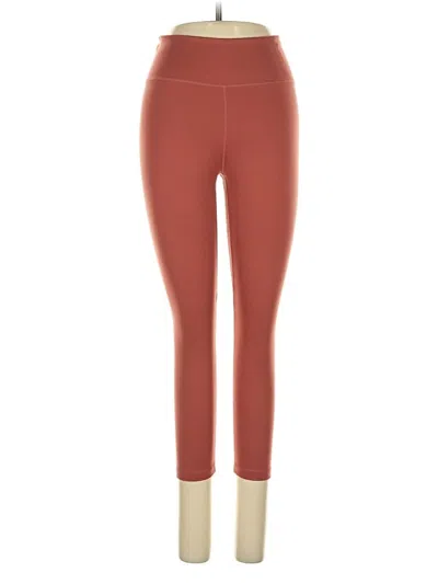 Pre-owned Nike Active Pants In Red