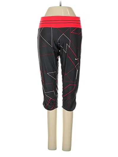 Pre-owned Nike Active Pants In Red