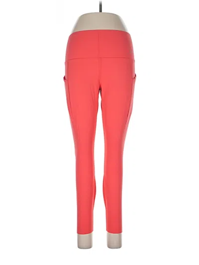 Pre-owned Nike Active Pants In Red