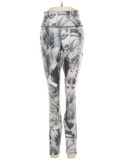 Pre-owned Nike Active Pants In Silver