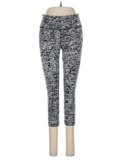 Pre-owned Nike Active Pants In Silver