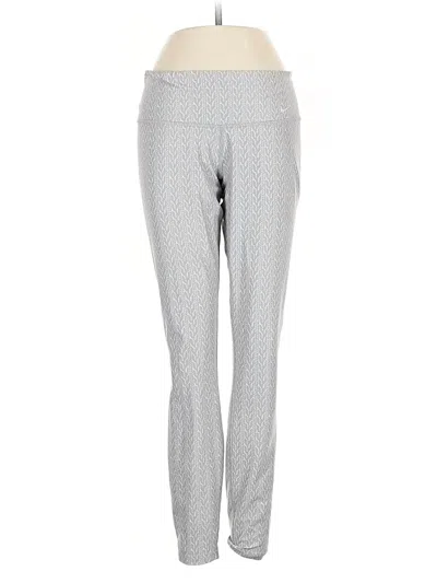 Pre-owned Nike Active Pants In Silver