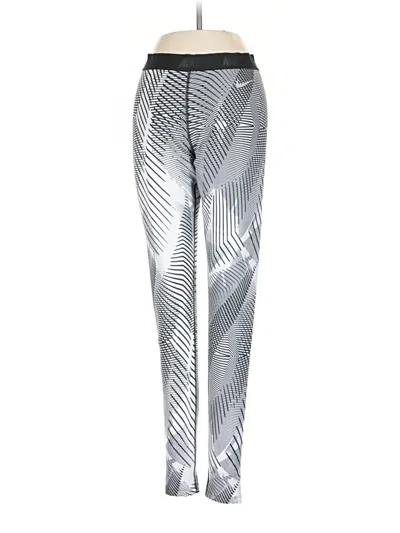 Pre-owned Nike Active Pants In Silver
