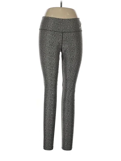 Pre-owned Nike Active Pants In Silver