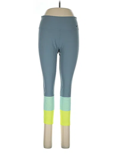 Pre-owned Nike Active Pants In Teal