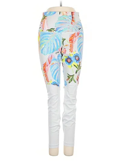 Pre-owned Nike Active Pants In White