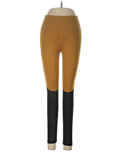 Pre-owned Nike Active Pants In Yellow