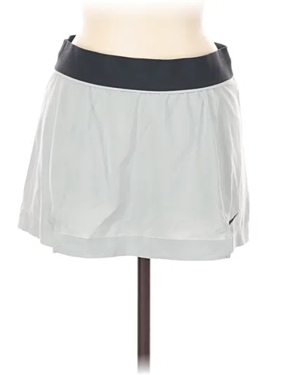 Pre-owned Nike Active Skirt In Gray