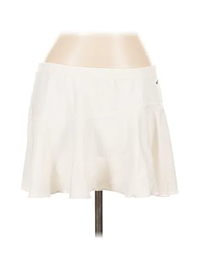 Pre-owned Nike Active Skirt In White