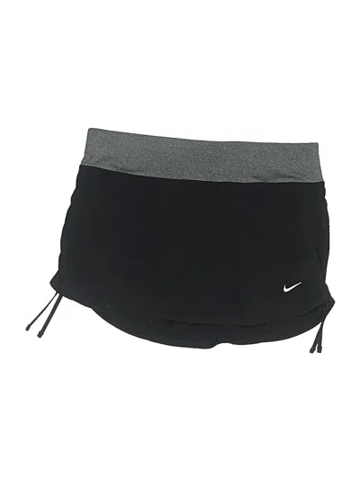 Pre-owned Nike Active Skort In Black
