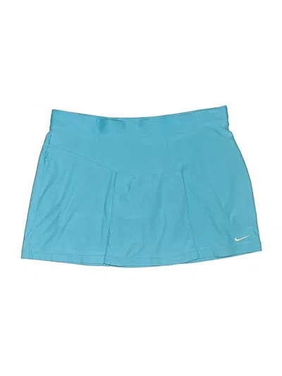 Pre-owned Nike Active Skort In Blue