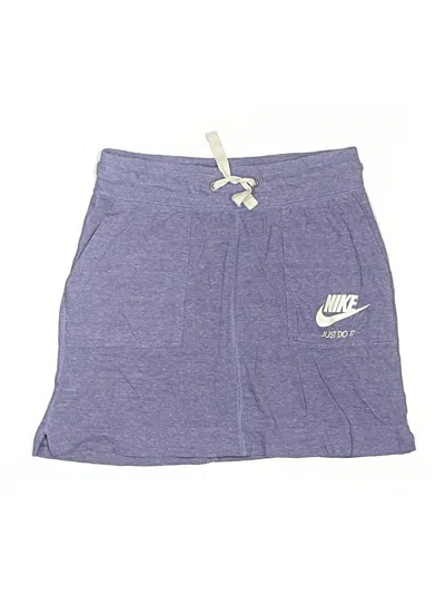 Pre-owned Nike Active Skort In Blue
