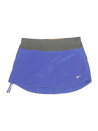 Pre-owned Nike Active Skort In Blue