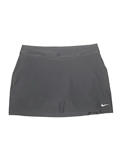 Pre-owned Nike Active Skort In Gray