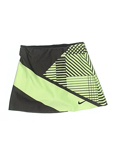 Pre-owned Nike Active Skort In Green