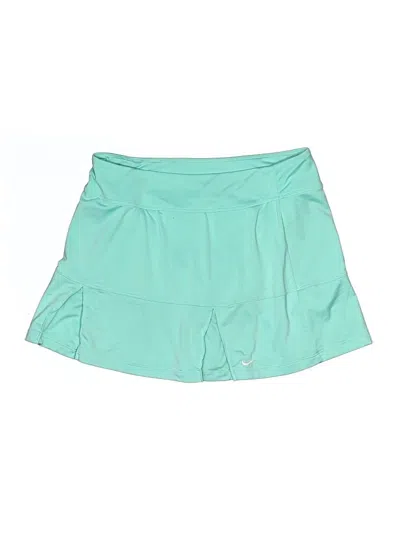 Pre-owned Nike Active Skort In Green