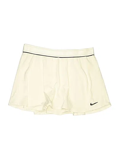 Pre-owned Nike Active Skort In Ivory