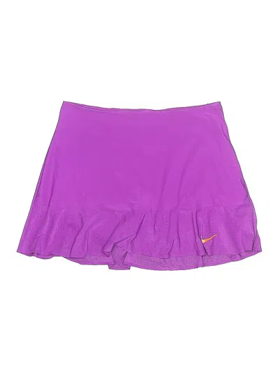 Pre-owned Nike Active Skort In Purple
