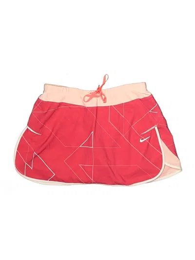 Pre-owned Nike Active Skort In Red