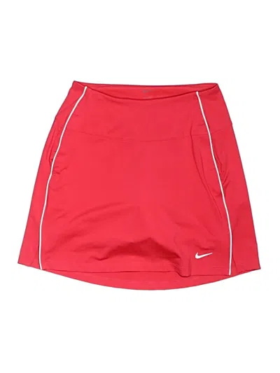Pre-owned Nike Active Skort In Red