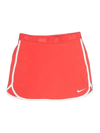 Pre-owned Nike Active Skort In Red