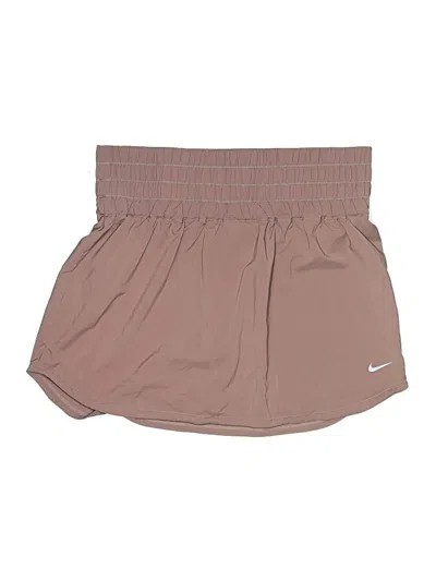 Pre-owned Nike Active Skort In Tan