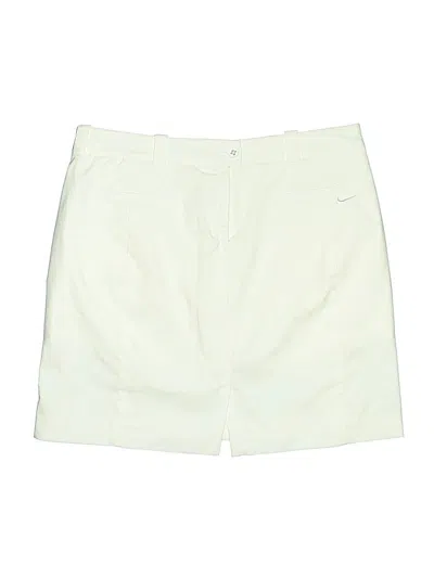 Pre-owned Nike Active Skort In White