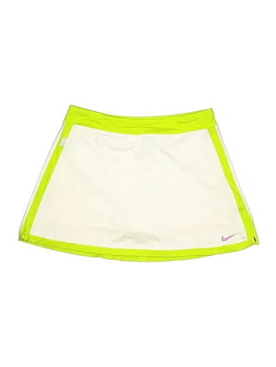Pre-owned Nike Active Skort In White