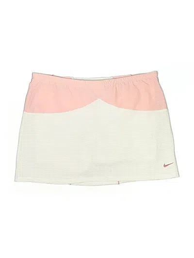 Pre-owned Nike Active Skort In White