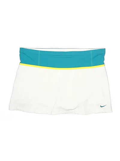 Pre-owned Nike Active Skort In White