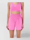 Nike Dri-fit Ultrahigh Waist 3-inch Brief Lined Shorts In Pink