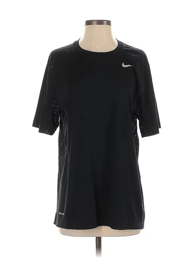 Pre-owned Nike Active T-shirt In Black