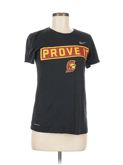 Pre-owned Nike Active T-shirt In Black