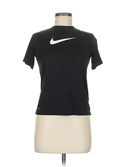 Pre-owned Nike Active T-shirt In Black
