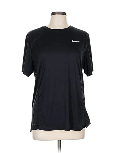 Pre-owned Nike Active T-shirt In Black