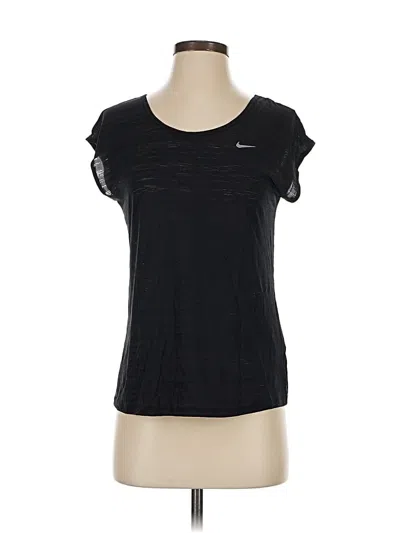 Pre-owned Nike Active T-shirt In Black