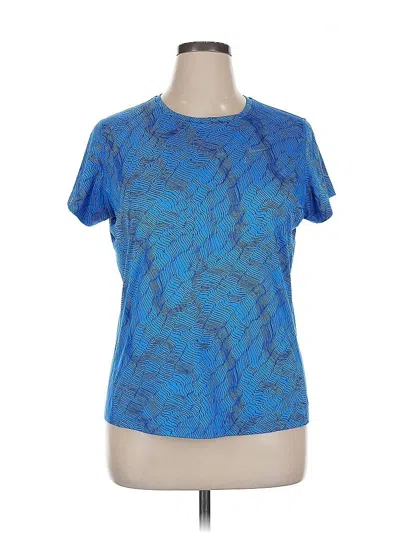 Pre-owned Nike Active T-shirt In Blue