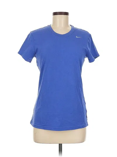 Pre-owned Nike Active T-shirt In Blue