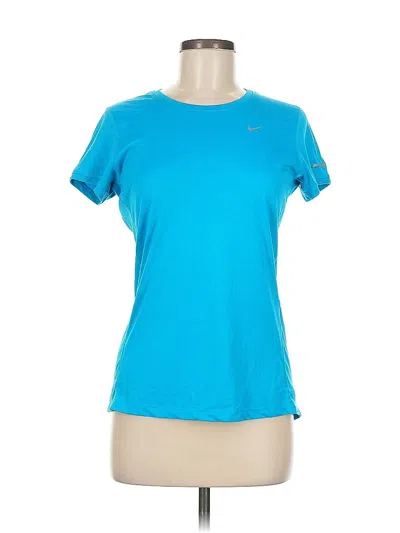 Pre-owned Nike Active T-shirt In Blue