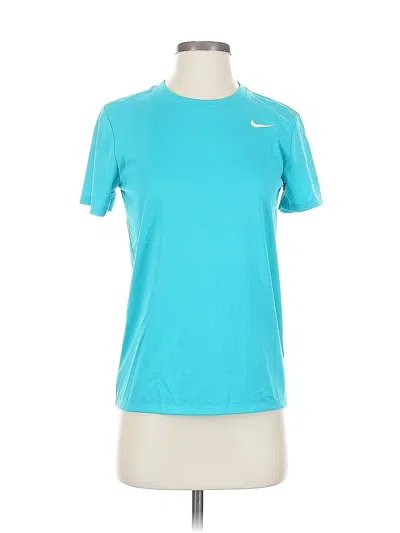 Pre-owned Nike Active T-shirt In Blue