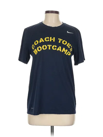 Pre-owned Nike Active T-shirt In Blue