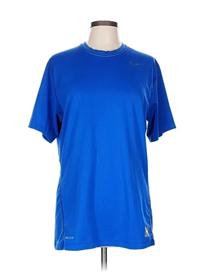 Pre-owned Nike Active T-shirt In Blue