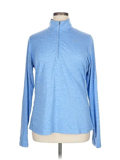 Pre-owned Nike Active T-shirt In Blue