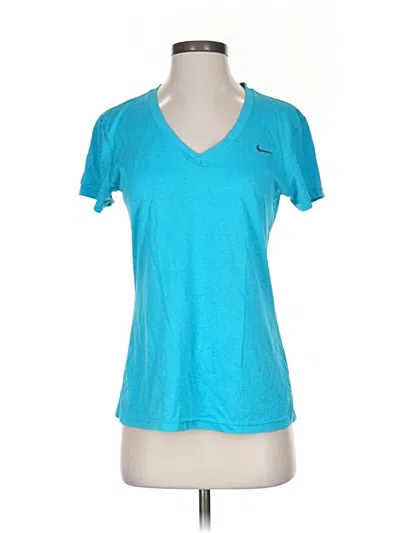 Pre-owned Nike Active T-shirt In Blue