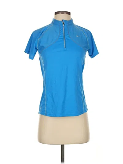 Pre-owned Nike Active T-shirt In Blue