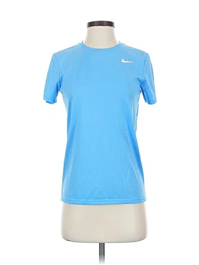Pre-owned Nike Active T-shirt In Blue