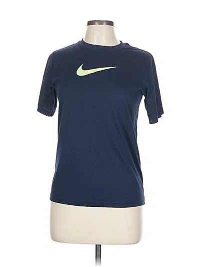 Pre-owned Nike Active T-shirt In Blue