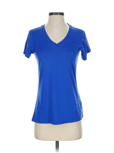 Pre-owned Nike Active T-shirt In Blue