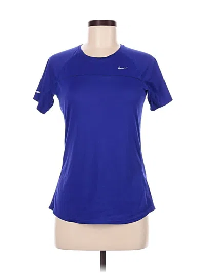 Pre-owned Nike Active T-shirt In Blue