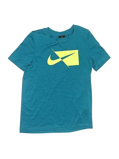 Pre-owned Nike Kids' Active T-shirt In Blue